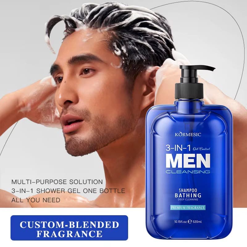 Kormesic 3 in 1 men cleansing shampoo