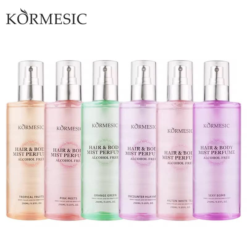 kormesic hair and body mist perfume